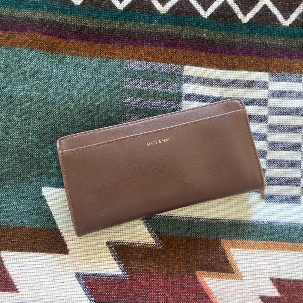 MATT and NAT brown wallet